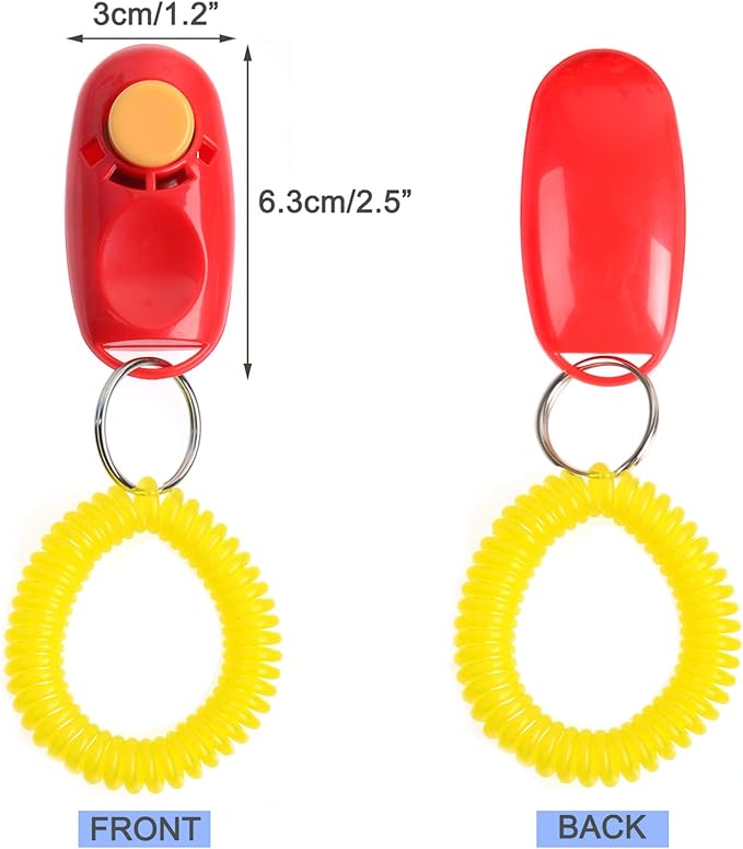 Coolrunner 7pcs 7 Color Universal Animal Pet Dog Training Clicker - Image 2