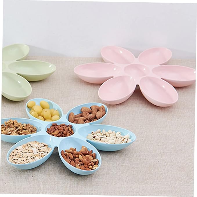 ERINGOGO PET Feeding Bowl for Cats and Dogs Flower Petal Shaped Pink 6-in-1 - Image 3