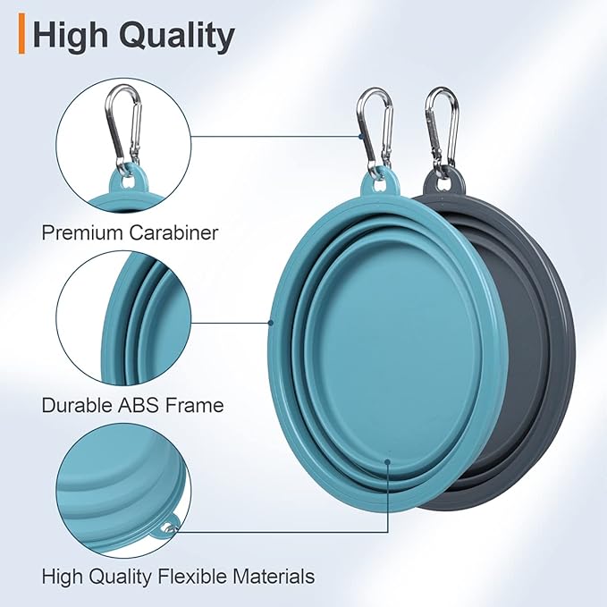 Kytely Collapsible Dog Bowls Medium, Portable Pet Water Food Bowl - Image 4