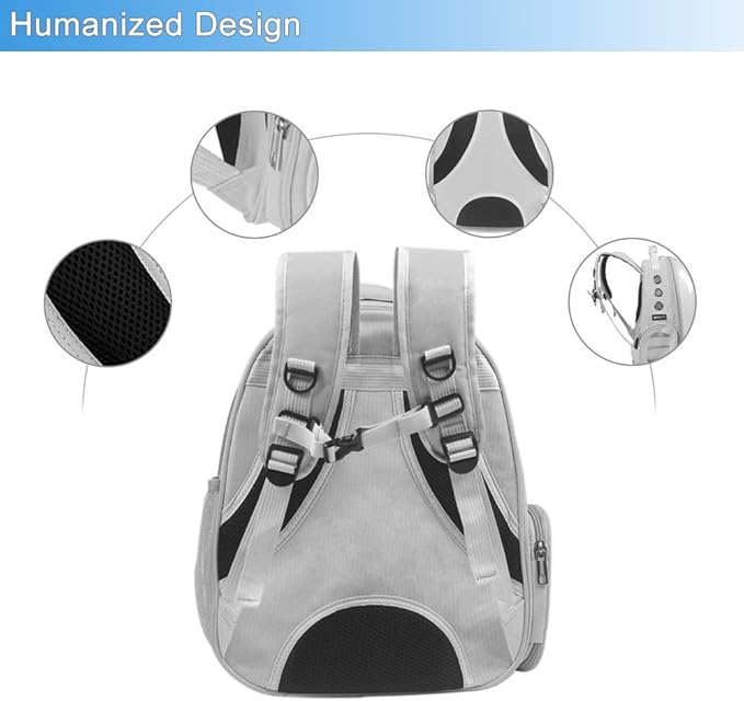 Cat Backpack Carrier, Pet Backpack, Breathable Cat Dog Space Capsule Backpack - Image 4