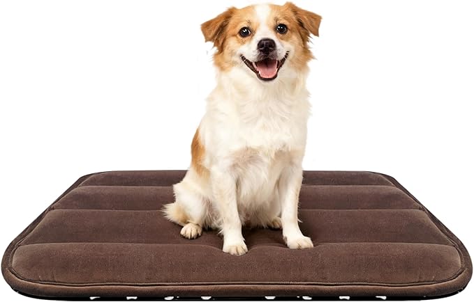 Dog Bed Mat, Reversible Dog Crate Pad by FogkissComfyPawsHome