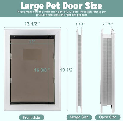 Durable Aluminum Doggy Door - Image 2