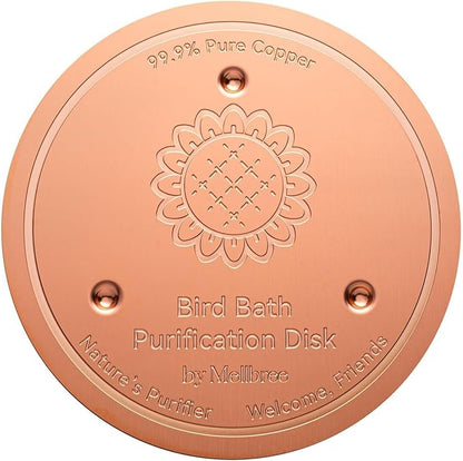 Mellbree Bird Bath Copper Disc, 0.6mm 99.99% Pure Copper by Mellbree