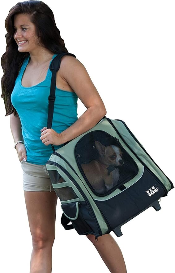 Pet Gear I-GO2 Roller Backpack, Travel Carrier, Car Seat - Image 2