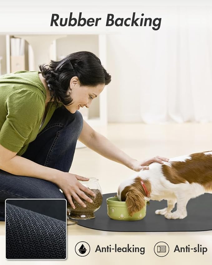 Absorbent Dog Food Mat-Dog Cat Mat - Image 5