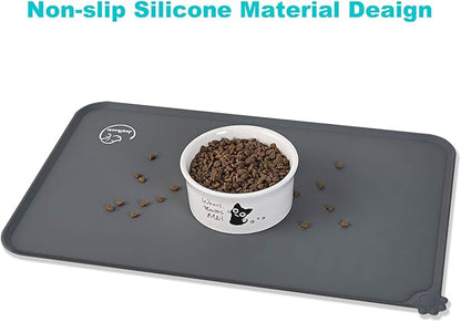 Silicone Waterproof Dog Cat Pet Feeding Mats, Non Slip, Easy Clean Pet Dog Cat - Image 5