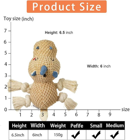 Sedioso Large Dog Toys, Cute Squeaky Dog Toy, Stuffed Animal Plush Toys - Image 6