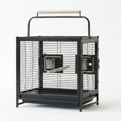 Large Bird Cage, Wood Parakeet Cage - Image 6