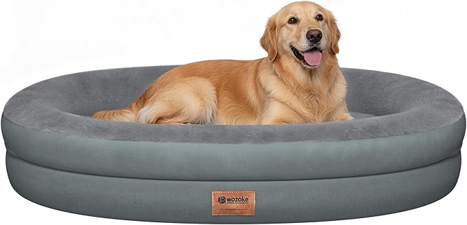 Orthopedic Dog Bed for Large Dogs, Waterproof Dog Bed for Large Size Dogs by Wozoke