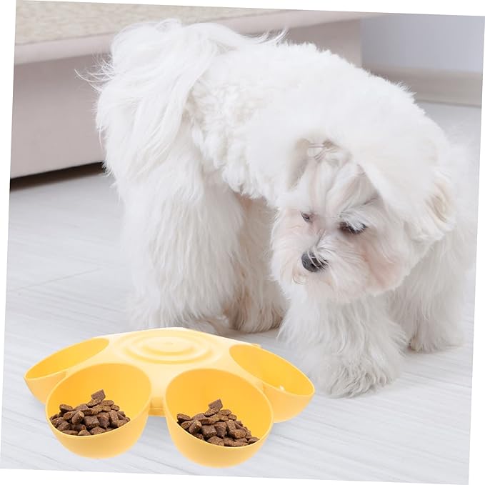 Multiple Cat Feeder Pet Feeding Bowl 14.17In Durable Plastic Dog Treats - Image 5
