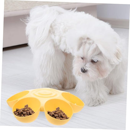 Multiple Cat Feeder Pet Feeding Bowl 14.17In Durable Plastic Dog Treats - Image 5