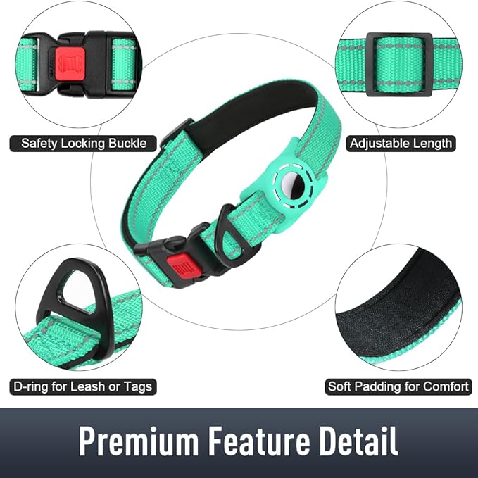 AirTag Dog Collar with AirTag Holder Compatible - Image 5