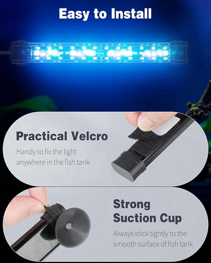 Pawfly 5 W Aquarium LED Light 8 Inch 24/7 Fish Tank Light - Image 6