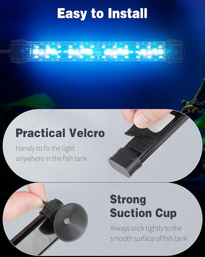 Pawfly 5 W Aquarium LED Light 8 Inch 24/7 Fish Tank Light - Image 6