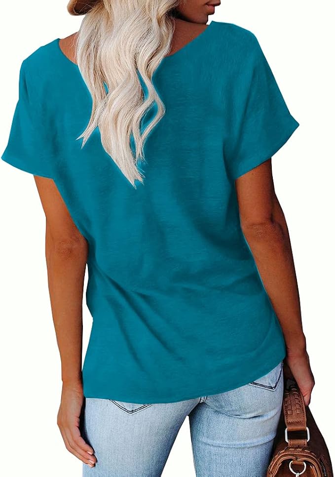 NIUBIA Women's T Shirts Summer Tops Simple Heart Graphic Shirts Sayings Short - Image 3
