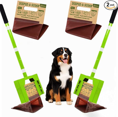 Dispoz-A-Scoop® Revolutionary 4-in-1 Dog Poop Scooper, Clean by HealthProNutrition