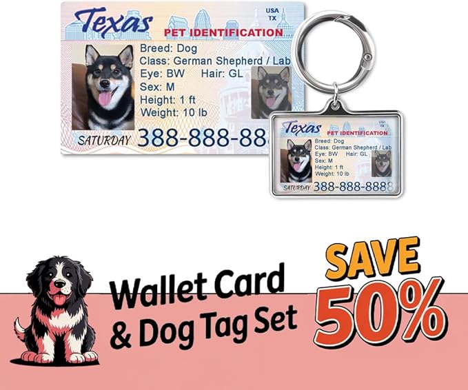 Custom Dog Driver License Tag for Pets - Image 9
