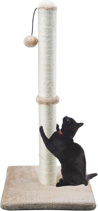 Dimaka 34" Height Tall Cat Scratching Post, Claw Scratcher by DIMAKA