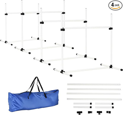 PawHut 4 Piece Dog Agility Training Equipment by PawHut