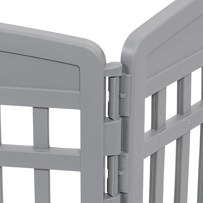 IRIS USA 34" Dog Playpen Tall Dog Playpen Indoor – 8-Panel Puppy Playpen - Image 12