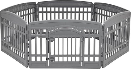 IRIS USA 24" Dog Playpen 6-Panel Pet Exercise Pen - Image 2
