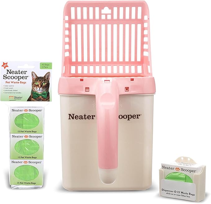 Neater Pet Brands Neater Scooper Standard Cat Litter Scoop, 60 Refill Bags – - Image 4