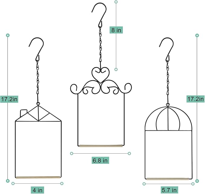 Metal Frame Hummingbird Swings and Perches - Image 2
