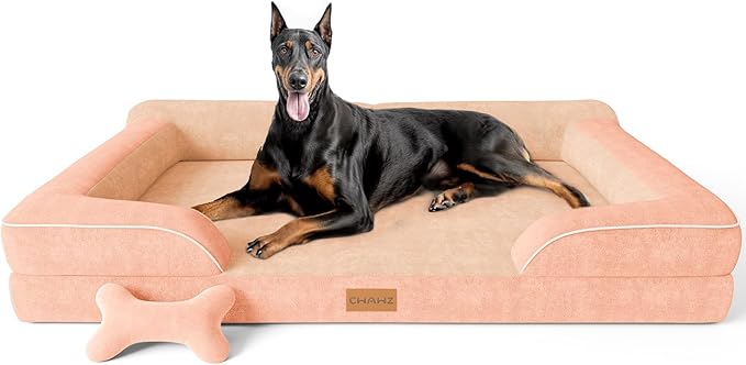 CWAWZ XXL Dog Bed for Extra Large Dogs, Giant Orthopedic Dog Bed by CWAWZ