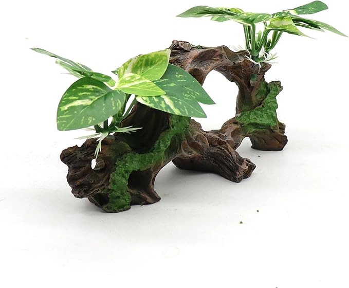 relaqcc Fish Tank Decorations Artifical Driftwood Cave Aquarium Decor Ornaments - Image 7