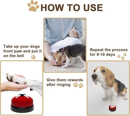 2 Pack Dog Door Bells, Dog Doorbell to go Outside Puppy Train Bell - Image 6