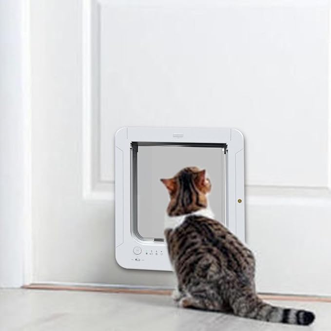 Smart Cat Door, Automatic Sensing Collar Activated Pet Door - Image 7