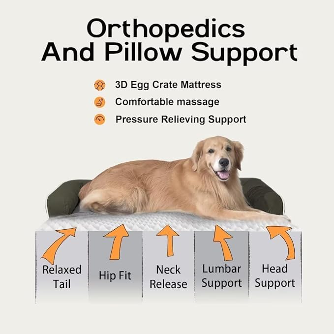 Small Dog Bed Waterproof Orthopedic Dog Beds - Image 3