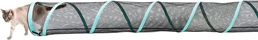 Kitty City Catio Outdoor 20' Cat Tunnel – 20‑Foot Cat‑Sized Play Tunnel by KittyCity