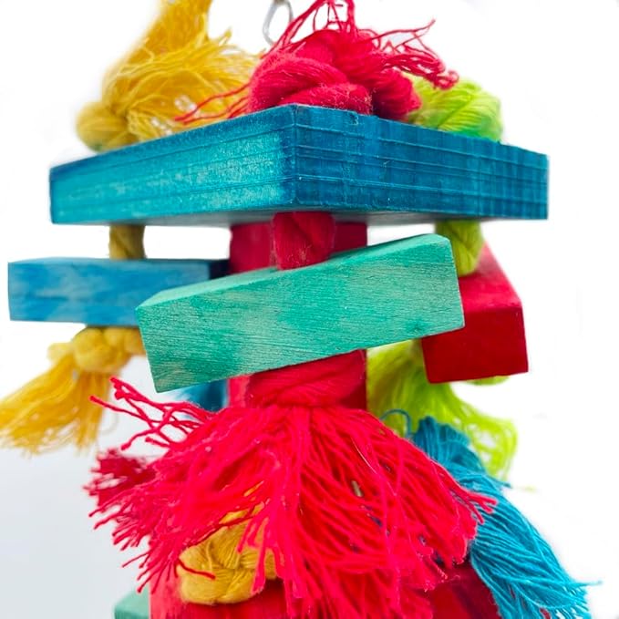Large Bird Blocks and Knots Tearing Toys - Image 3