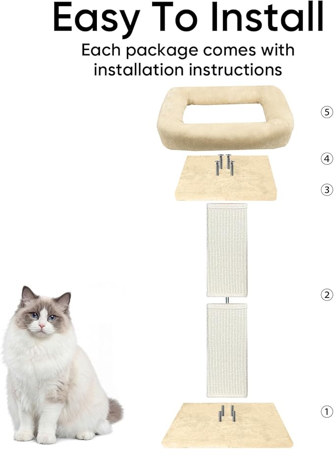Cat Scratching Post, 32”Cat Scratcher - Image 4