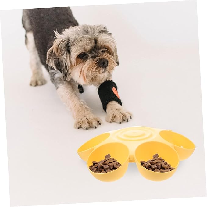 Multiple Cat Feeder Pet Feeding Bowl 14.17In Durable Plastic Dog Treats - Image 6