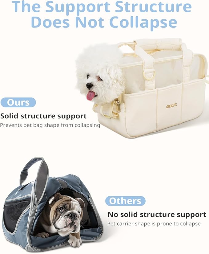 ONECUTE Dog Purse Carrier for Small Dogs Rabbit cat - Image 3