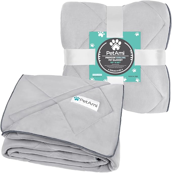 PetAmi Premium Cooling Dog Blanket | Lightweight Fluffy Pet Throw Blanket Bed - Image 6