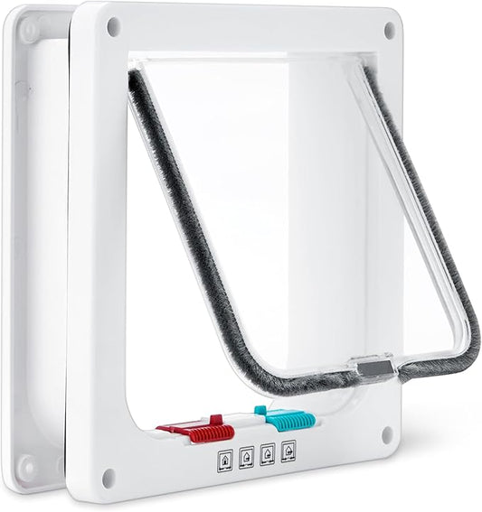 Amazon Basics Adjustable Plastic Dog and Cat Door by AmazonBasics