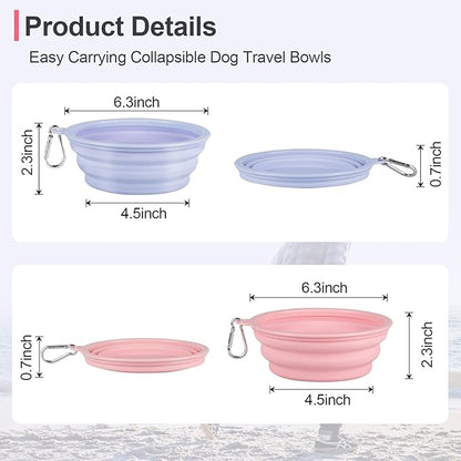 Kytely Collapsible Dog Bowls Medium, Portable Pet Water Food Bowl - Image 4