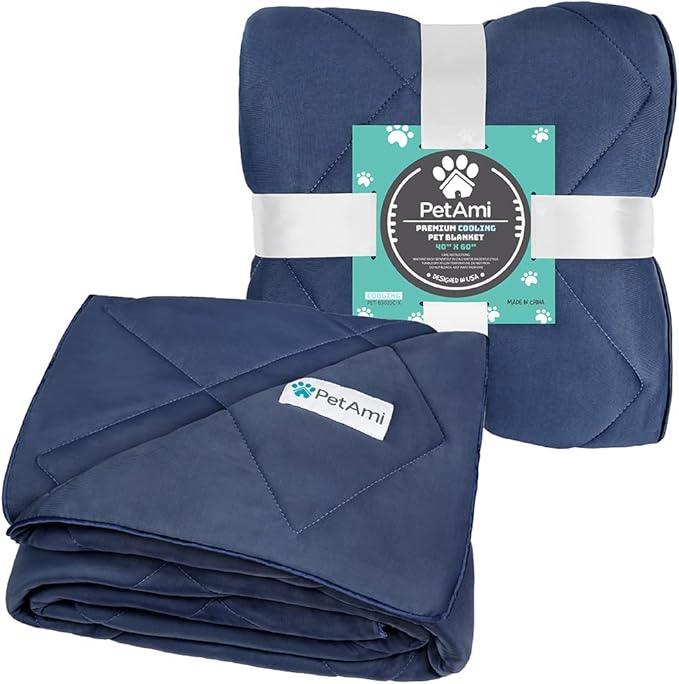 PetAmi Premium Cooling Dog Blanket | Lightweight Fluffy Pet Throw Blanket Bed - Image 5