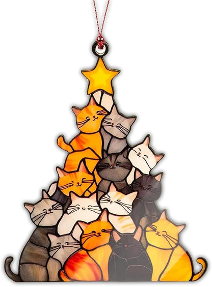Cat Ornament, Cat Ornaments for Christmas Tree, Funny Holiday Decorations 2026 by NELXI