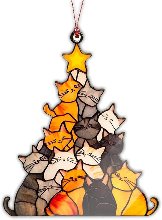 Cat Ornament, Cat Ornaments for Christmas Tree, Funny Holiday Decorations 2026 by NELXI