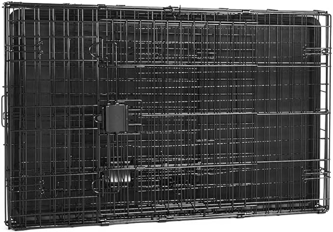 Amazon Basics Portable, Foldable Metal Wire Dog Crate - Image 4
