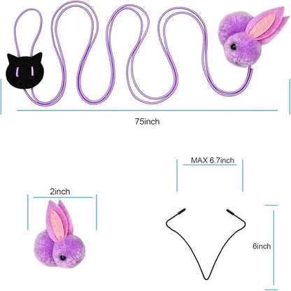 ZPH Cat Toys Interactive for Indoor Cats, Interactive Feather Toy for Teaser - Image 4