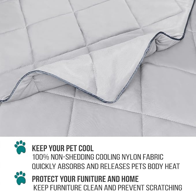 PetAmi Premium Cooling Dog Blanket | Lightweight Fluffy Pet Throw Blanket Bed - Image 4