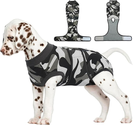 FUAMEY Dog Recovery Suit Male, Dogs Surgery Neuter Suits Puppy Spay Shirts by FUAMEY