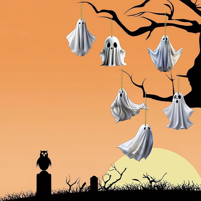 6 Pcs Halloween Hanging Ornaments - Image 6