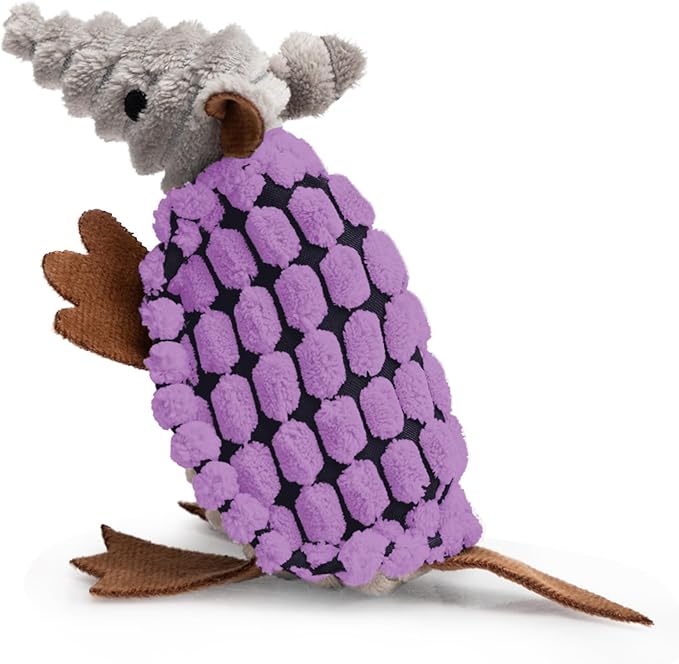 Hollypet Plush Dog Squeaky Toy Stuffed Armadillo Animal Pet Puppy Chew Toys by Hollypet