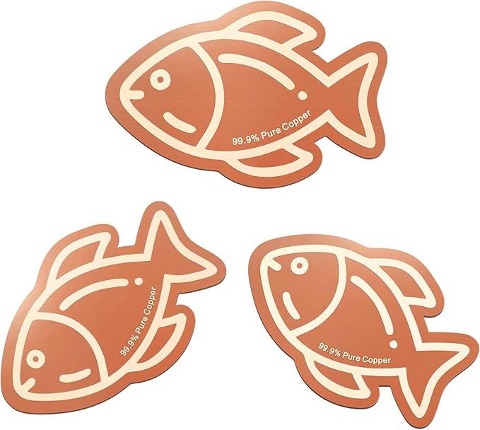 3Pcs Bird Bath Copper Purification Disk 99.99% Pure Copper Water Cleaning Discs by Conderyang